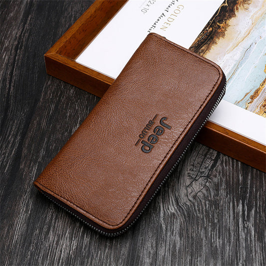 Jeep Portemonnee – Zwart Leer